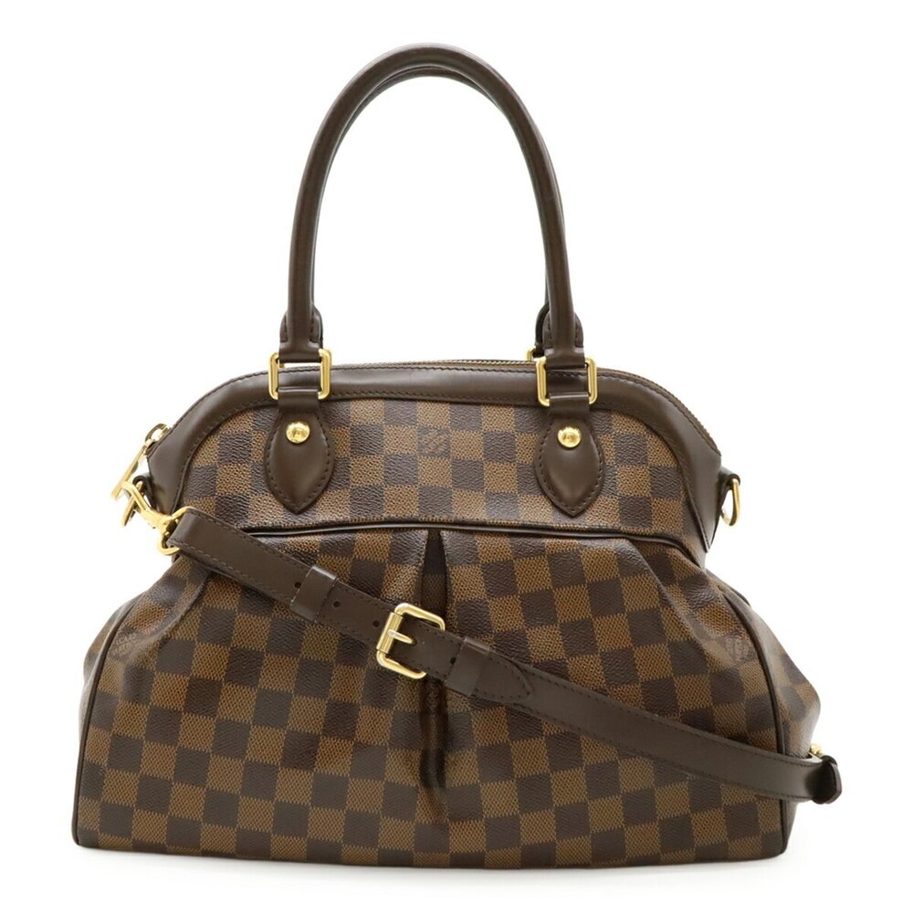LOUIS VUITTON Authentic Brown Damier Shoulder Bag - Picture 2 of 10